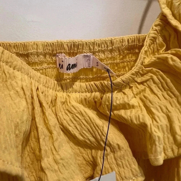 Francesca's Miami Collection Yellow Crepe Sundress NWT - Picture 5 of 12